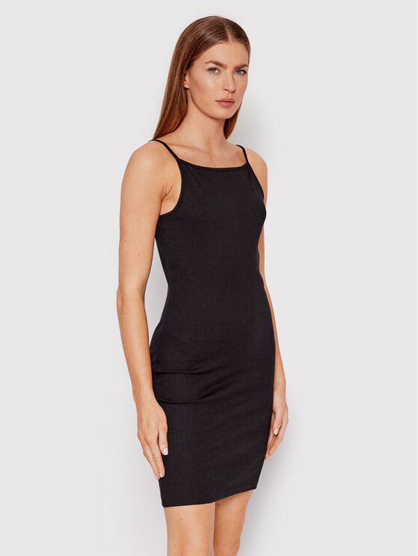 Noisy May Noisy May Лятна рокля Riba 27020375 Черен Slim Fit