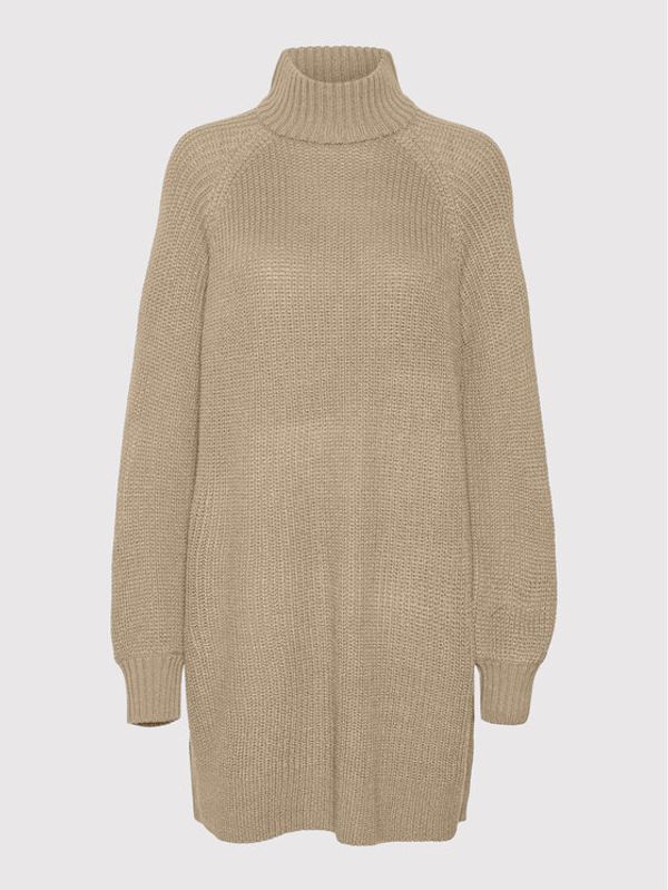 Noisy May Noisy May Плетена рокля Timmy 27017055 Бежов Regular Fit