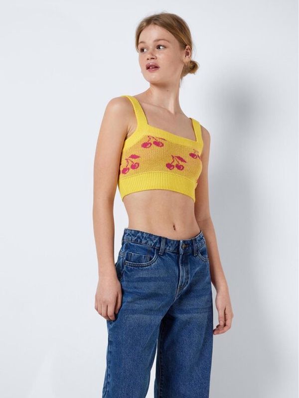 Noisy May Noisy May Пуловер 27024611 Жълт Regular Fit