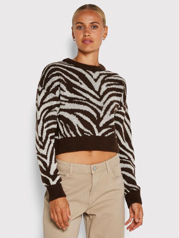 Noisy May Noisy May Пуловер Anni 27023795 Кафяв Regular Fit