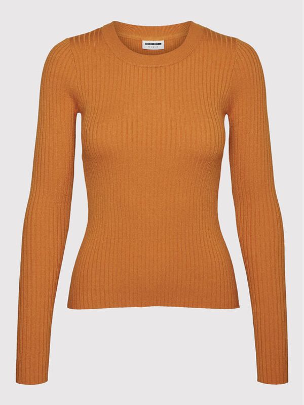 Noisy May Noisy May Пуловер Ship 27020928 Оранжев Slim Fit