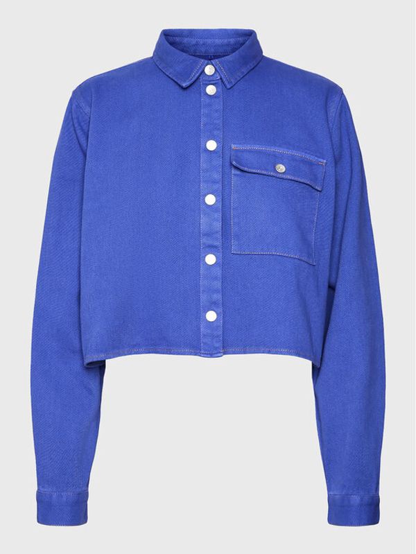 Noisy May Noisy May Риза 27023614 Син Cropped Fit