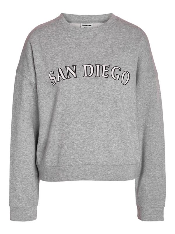 Noisy May Noisy May Суитшърт 27027539 Сив Loose Fit