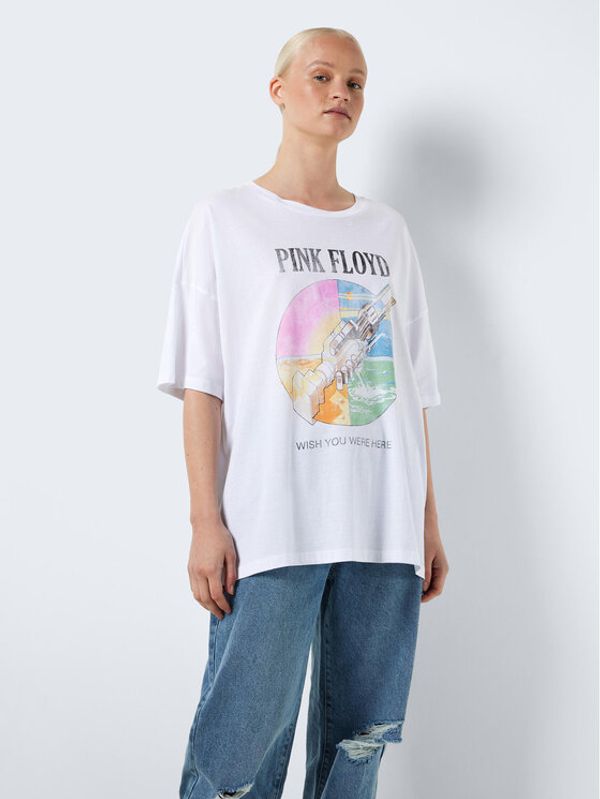 Noisy May Noisy May Тишърт 27028377 Бял Regular Fit