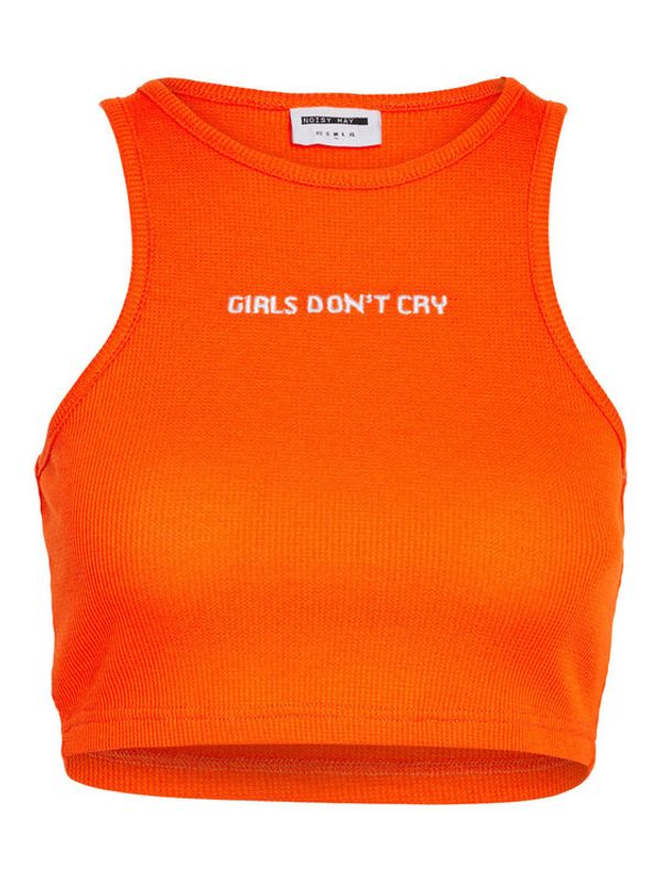 Noisy May Noisy May топ 27025285 Оранжев Cropped Fit