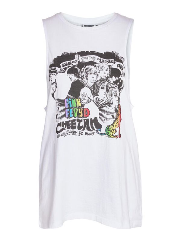 Noisy May Noisy May топ 27025621 Бял Regular Fit