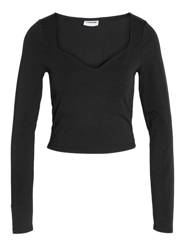 Noisy May Noisy May топ 27027538 Черен Cropped Fit