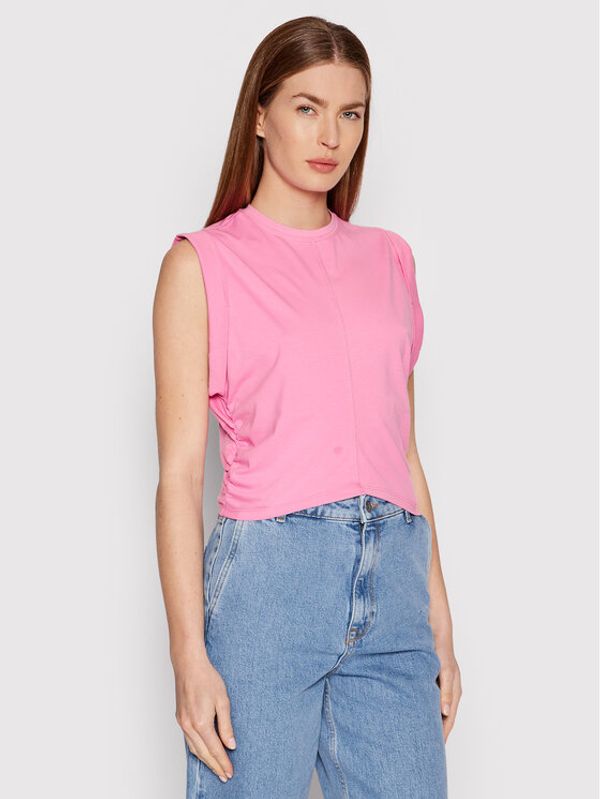 Noisy May Noisy May топ Emma 27021473 Розов Cropped Fit