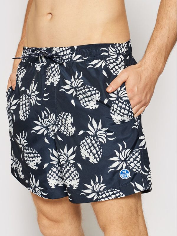 North Sails North Sails Плувни шорти Short Allover 673493 Черен Regular Fit