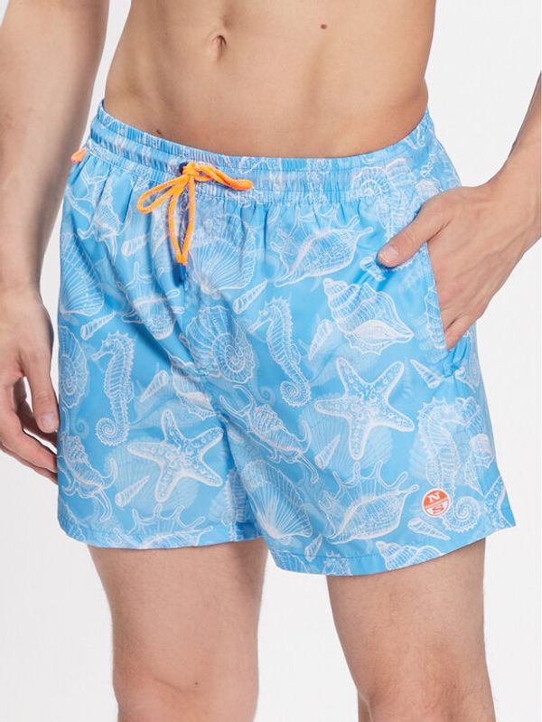 North Sails North Sails Плувни шорти Volley 673575 Син Regular Fit