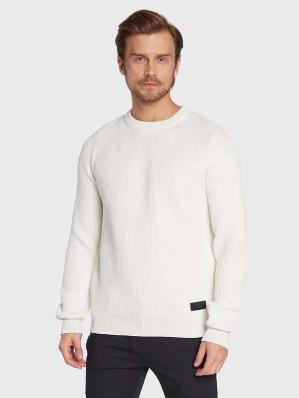 North Sails North Sails Пуловер MASERATI 451013 Бял Regular Fit