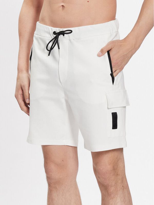 North Sails North Sails Спортни шорти 454017 Бял Regular Fit
