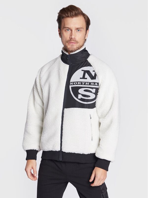 North Sails North Sails Суитшърт 691058 Бял Comfort Fit