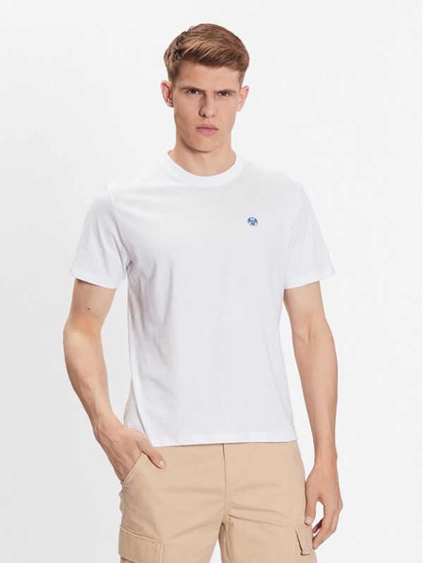 North Sails North Sails Тишърт 692812 Бял Regular Fit