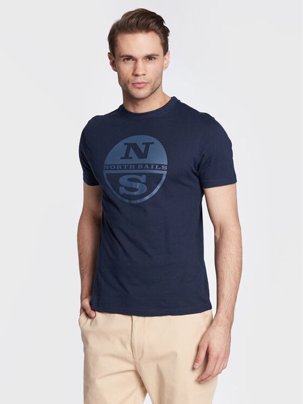 North Sails North Sails Тишърт Graphic 692815 Тъмносин Regular Fit