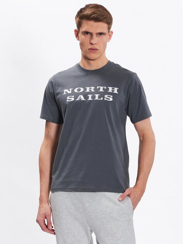 North Sails North Sails Тишърт Graphic 692838 Сив Regular Fit