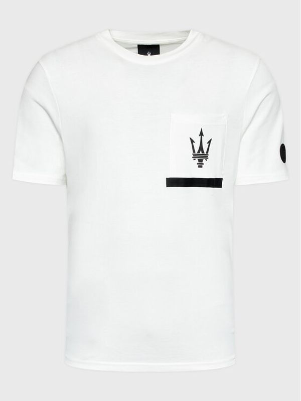 North Sails North Sails Тишърт MASERATI 452311 Бял Regular Fit