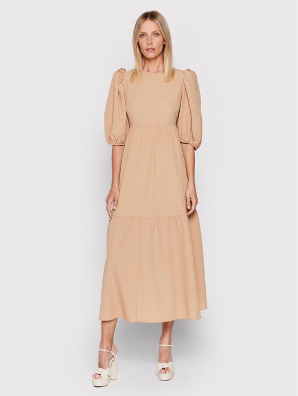 Notes Du Nord Notes Du Nord Ежедневна рокля Carrie 12811 Бежов Regular Fit