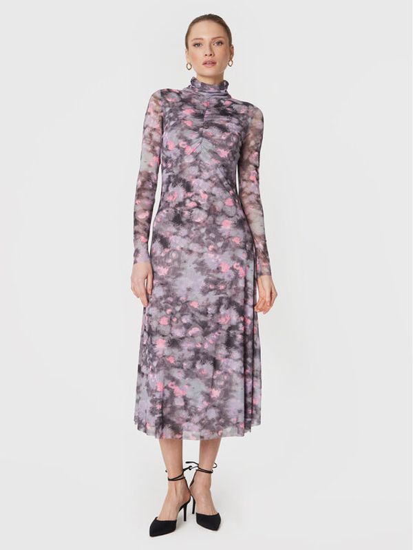 Notes Du Nord Notes Du Nord Ежедневна рокля Florence 12902 Сив Regular Fit