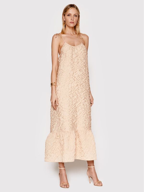 Notes Du Nord Notes Du Nord Коктейлна рокля Chassidy 12586 Бежов Relaxed Fit