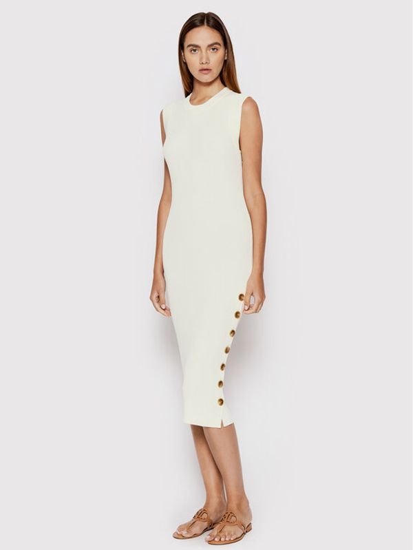 Notes Du Nord Notes Du Nord Плетена рокля Dora 12701 Бежов Slim Fit