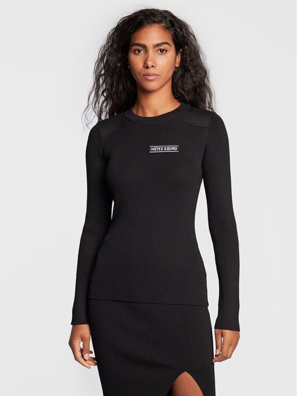 Notes Du Nord Notes Du Nord Пуловер Elena 12791 Черен Slim Fit