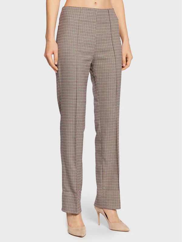 Notes Du Nord Notes Du Nord Текстилни панталони Emia 12922 Бежов Regular Fit