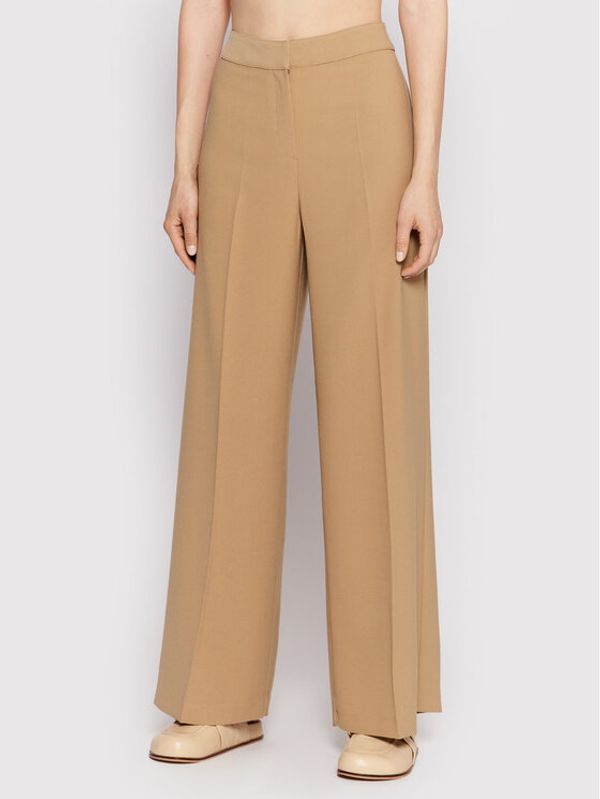 Notes Du Nord Notes Du Nord Текстилни панталони Oliana 12809 Бежов Regular Fit