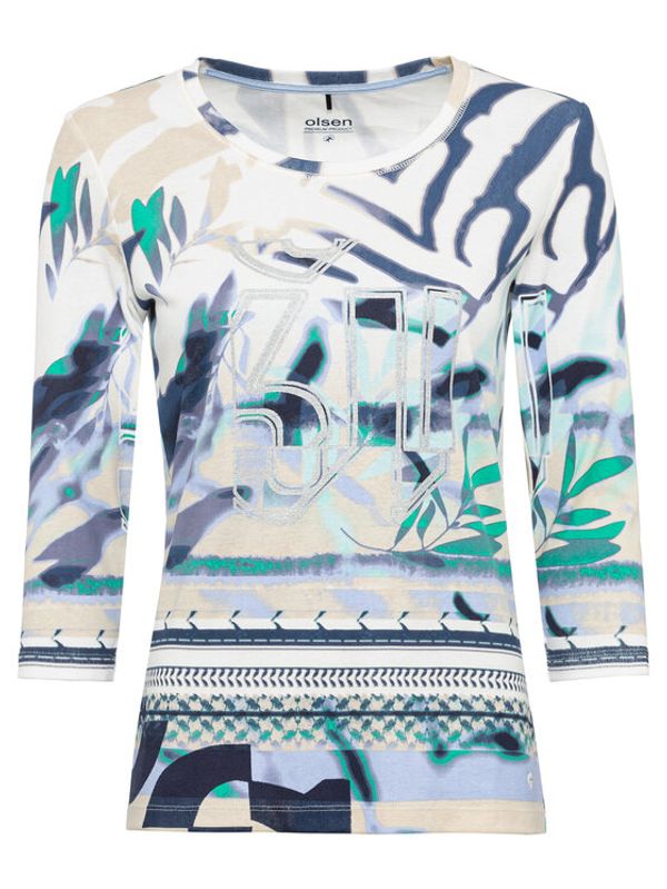 Olsen Olsen Блуза 11104477 Цветен Regular Fit