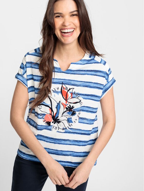 Olsen Olsen Блуза 11104506 Син Regular Fit