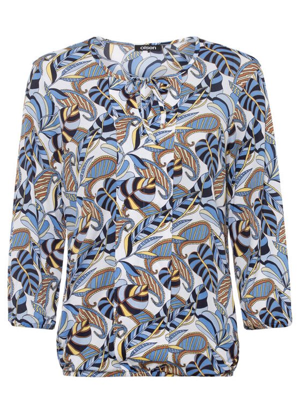 Olsen Olsen Блуза 11104507 Бежов Regular Fit