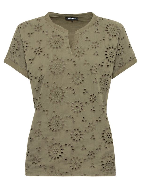 Olsen Olsen Блуза 11104526 Каки Regular Fit