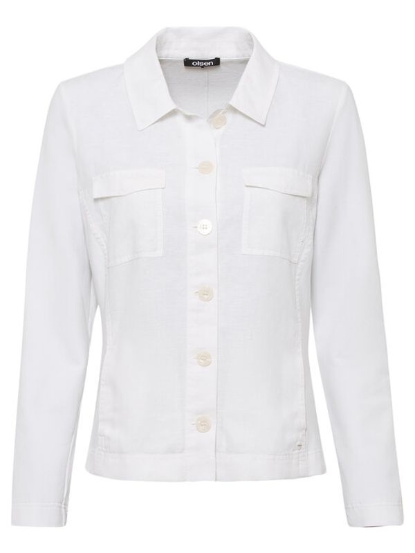 Olsen Olsen Блуза 11104533 Зелен Regular Fit