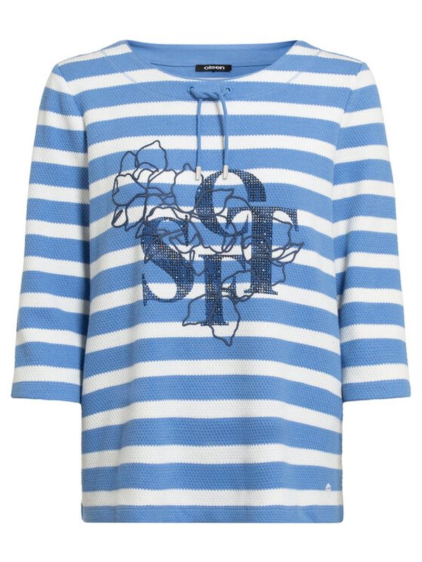 Olsen Olsen Блуза 11201482 Син Regular Fit