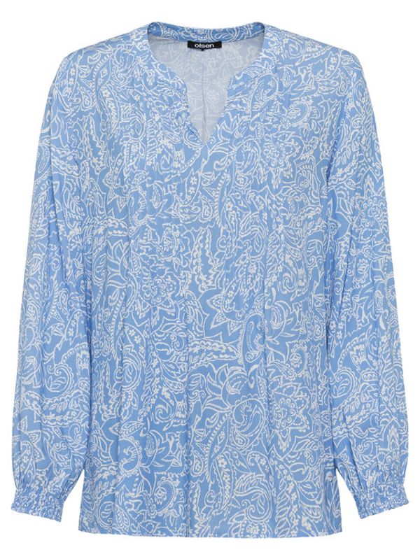 Olsen Olsen Блуза 12001776 Син Regular Fit