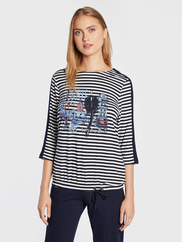 Olsen Olsen Блуза Clara 11104355 Тъмносин Relaxed Fit