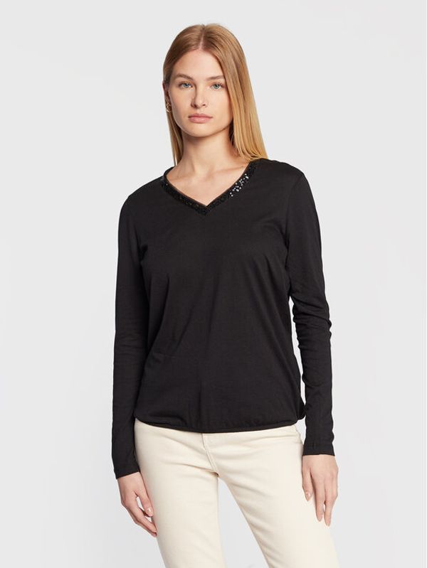 Olsen Olsen Блуза Clara 11104418 Черен Regular Fit