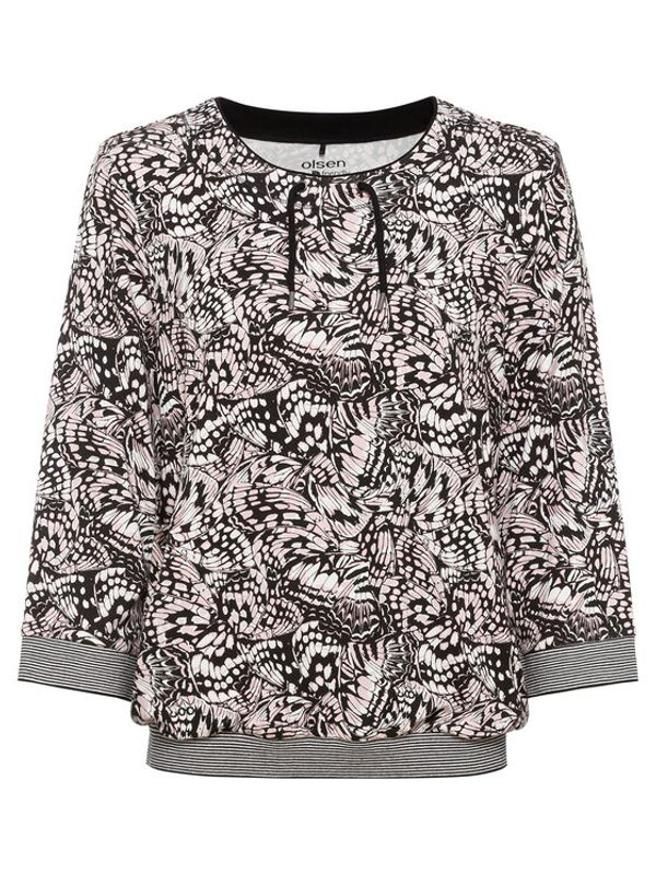 Olsen Olsen Блуза Clara 11104472 Черен Regular Fit