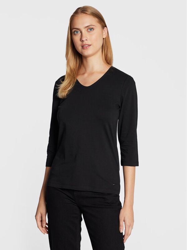 Olsen Olsen Блуза Edda 11100255 Черен Shaped Fit