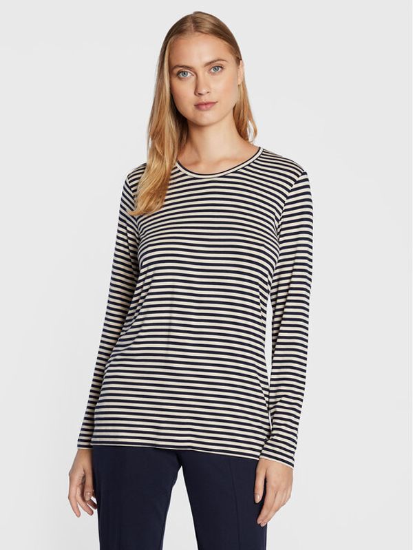 Olsen Olsen Блуза Hannah 11100301 Тъмносин Regular Fit