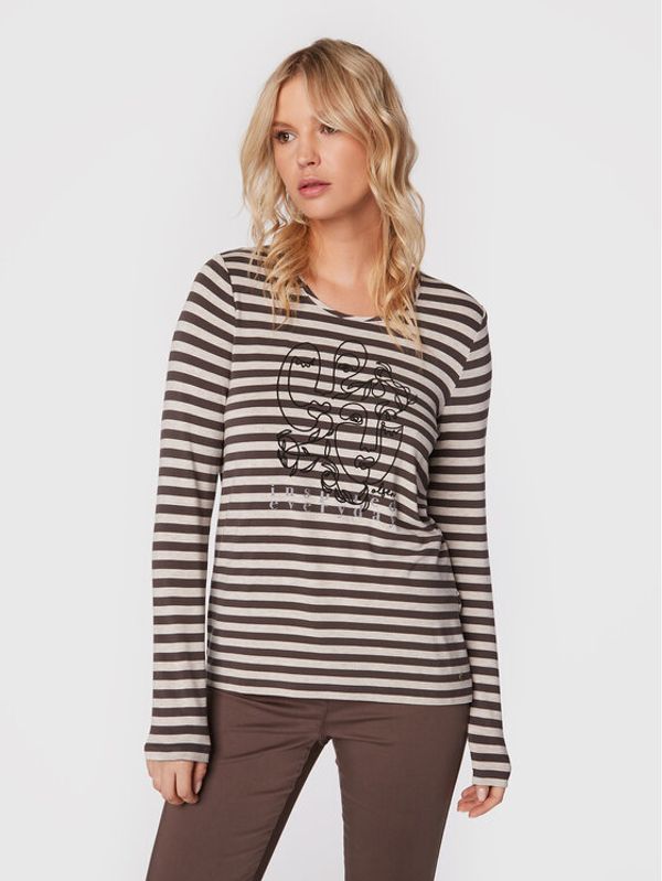 Olsen Olsen Блуза Hannah 11104364 Бежов Regular Fit