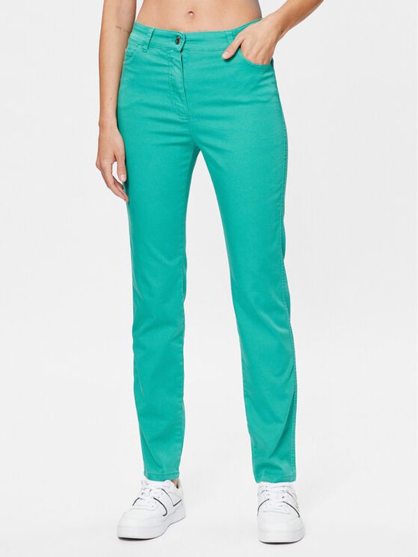 Olsen Olsen Дънки 14000620 Зелен Slim Fit