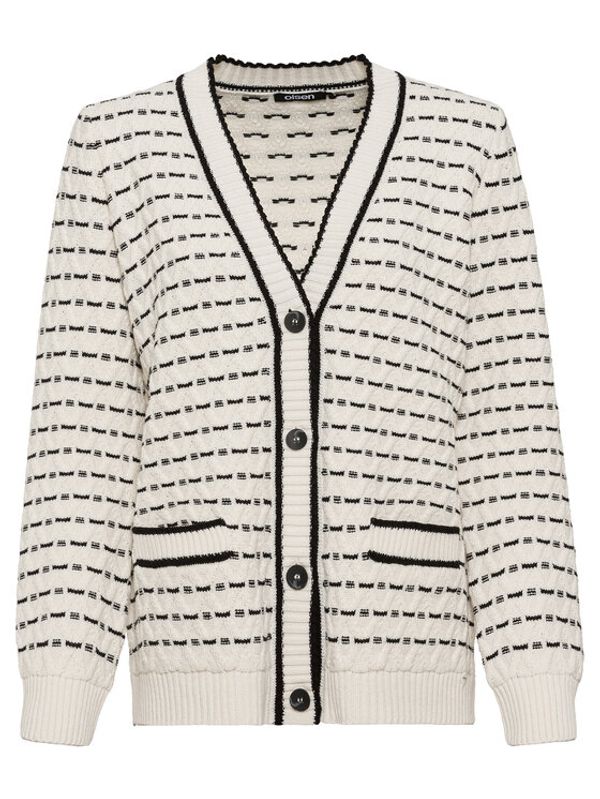 Olsen Olsen Кардиган 11003967 Екрю Regular Fit