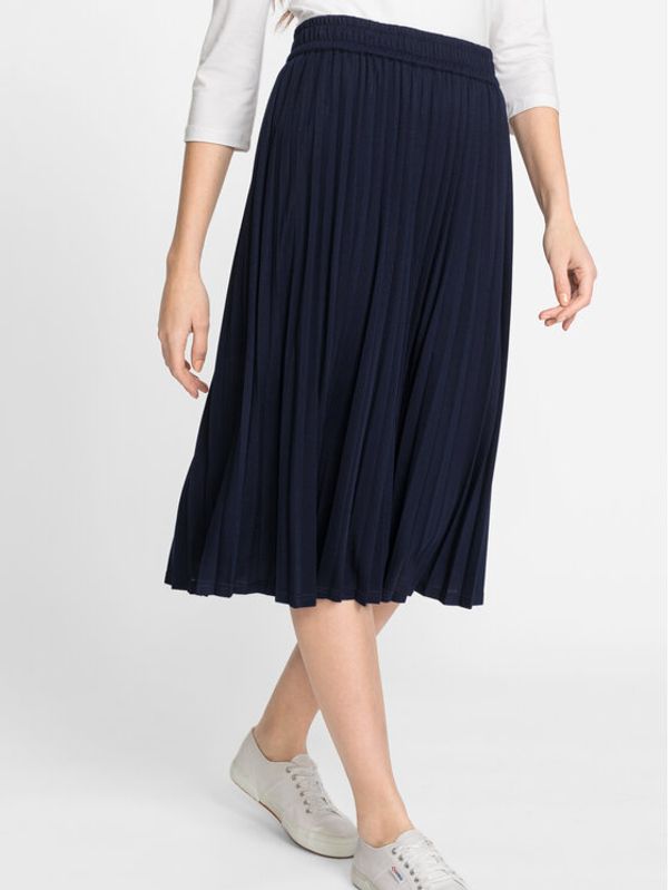 Olsen Olsen Миди пола 16001332 Тъмносин Regular Fit