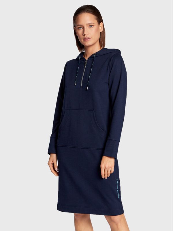 Olsen Olsen Плетена рокля Comfy Code 13001664 Тъмносин Regular Fit