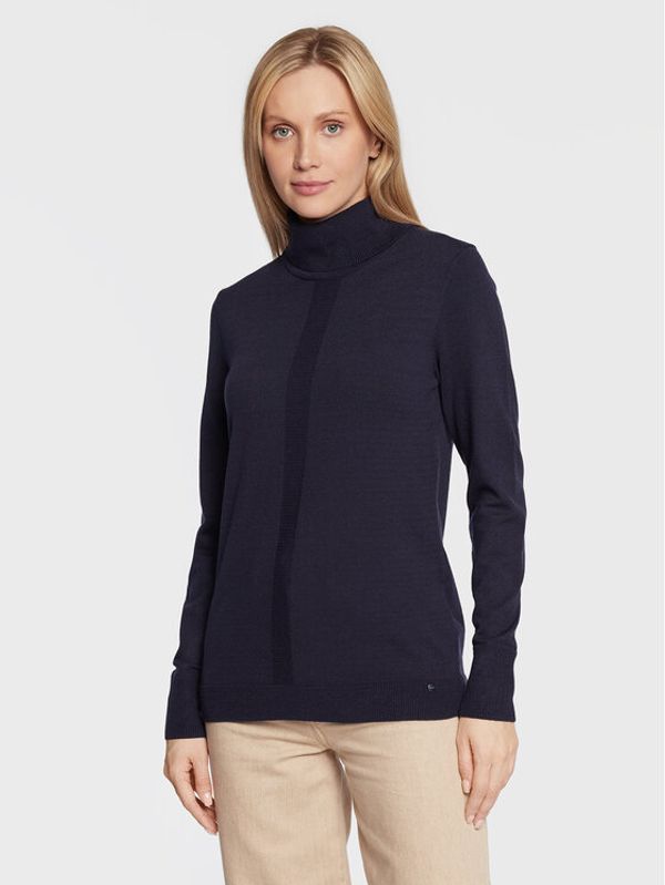 Olsen Olsen Поло Eva 11003854 Тъмносин Slim Fit