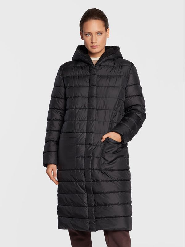 Olsen Olsen Пухено яке Casual Icons 15101380 Черен Regular Fit