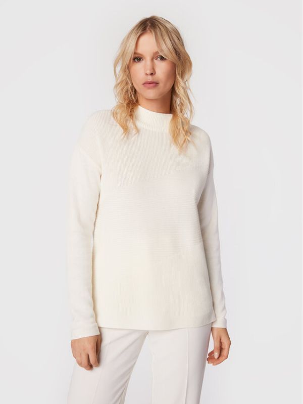Olsen Olsen Пуловер Cora 11003824 Бял Relaxed Fit