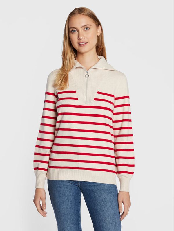 Olsen Olsen Пуловер Henny 11003762 Бежов Regular Fit