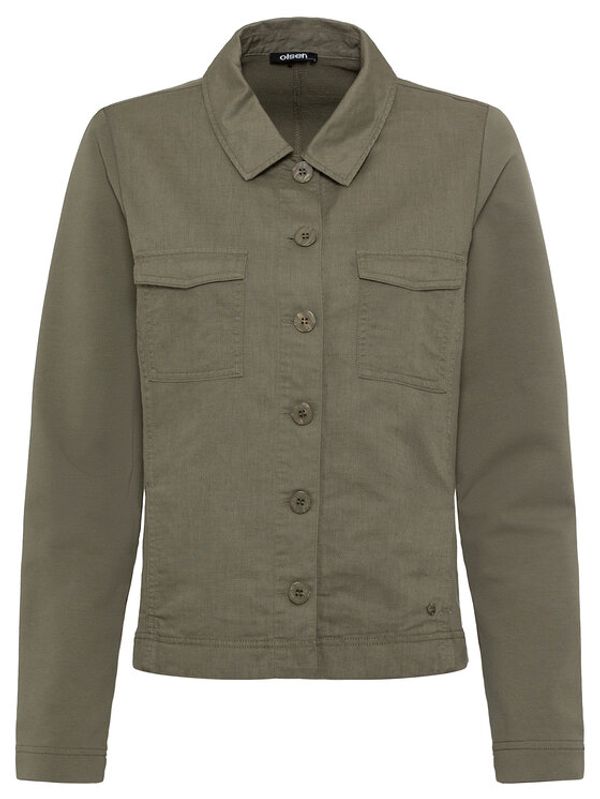 Olsen Olsen Риза 11201347 Червен Regular Fit